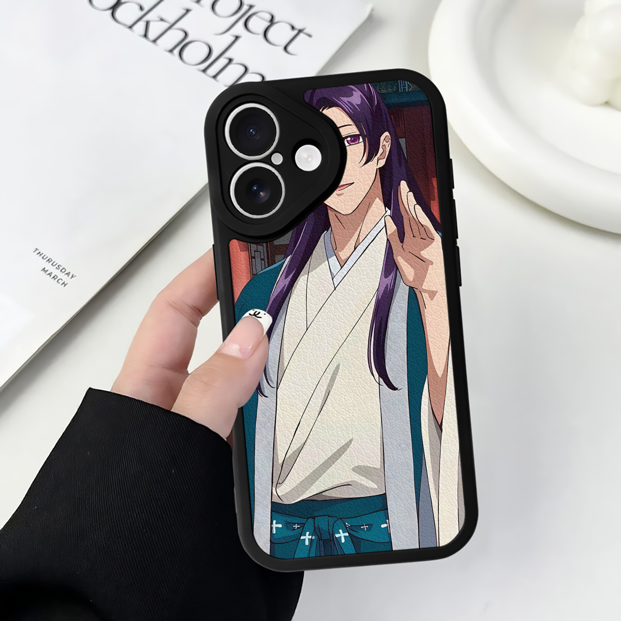 薬屋のひとりごと The Apothecary Diaries 【iPhone 16シリーズ対応】シリコンスマホケース（レザー調） 材質：シリコン